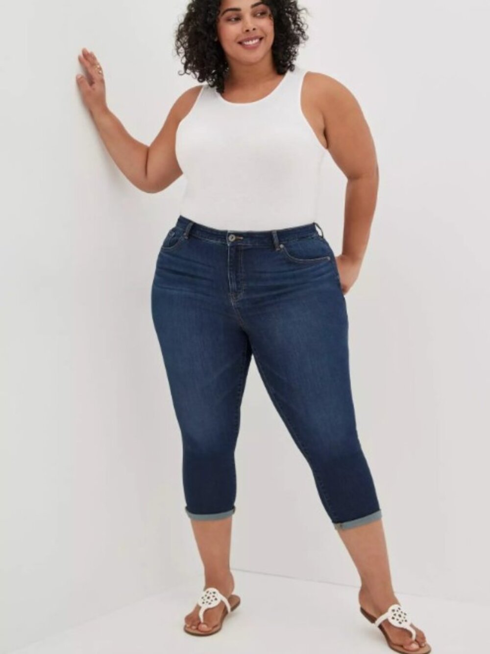 Crop MidFit Skinny Super Soft Mid-Rise Jean - NWT - Size 16